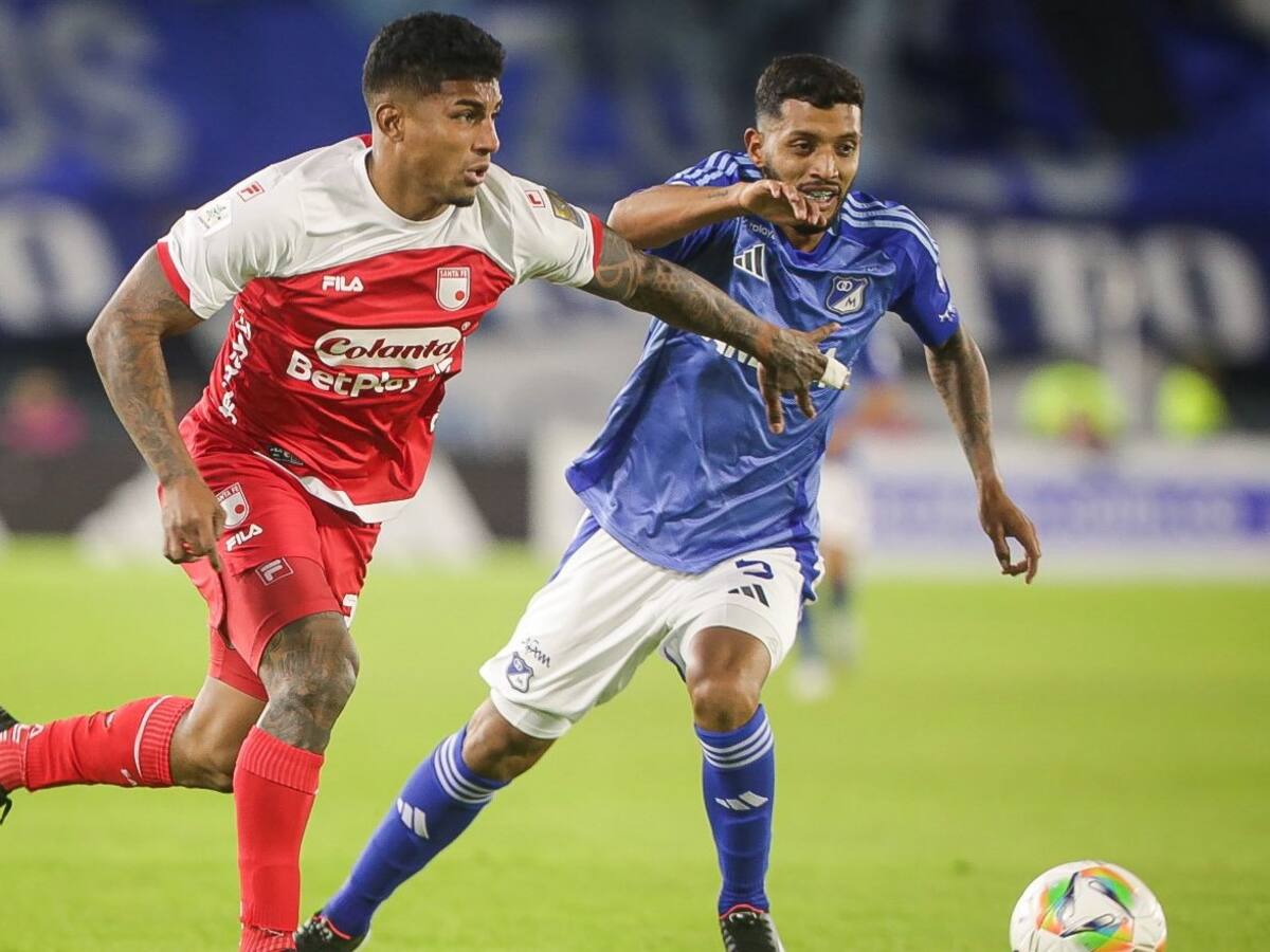 Millonarios empató 0-0 a Santa Fe en el clásico capitalino de la liga colombiana