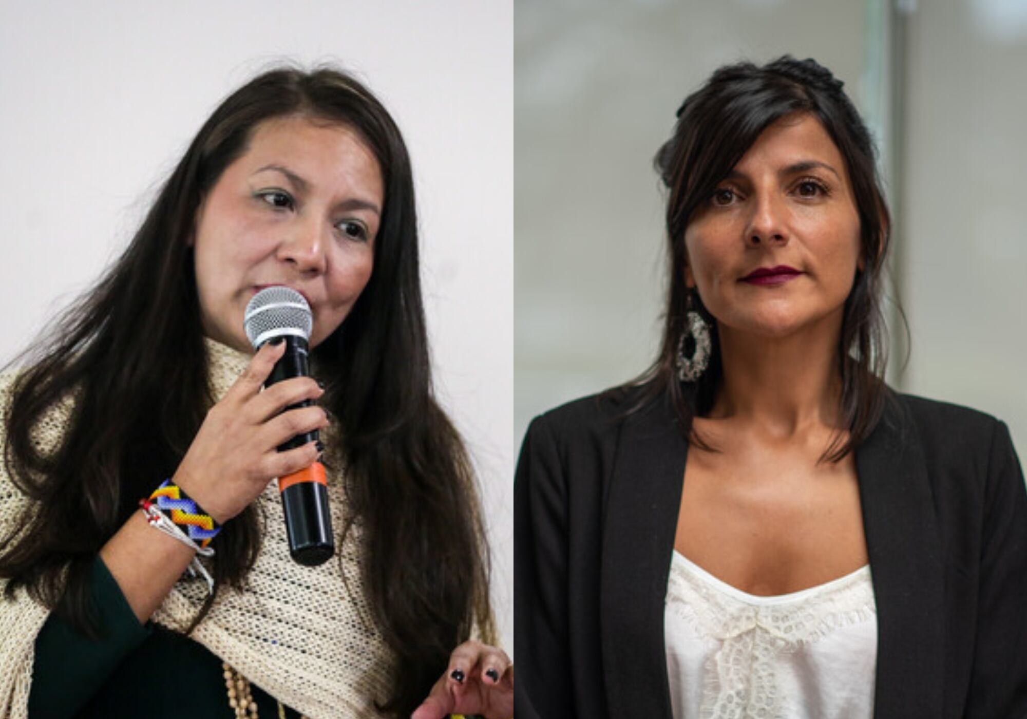 Lena Estrada e Irene Vélez. Fotos: (Colprensa - Catalina Olaya) / Presidencia