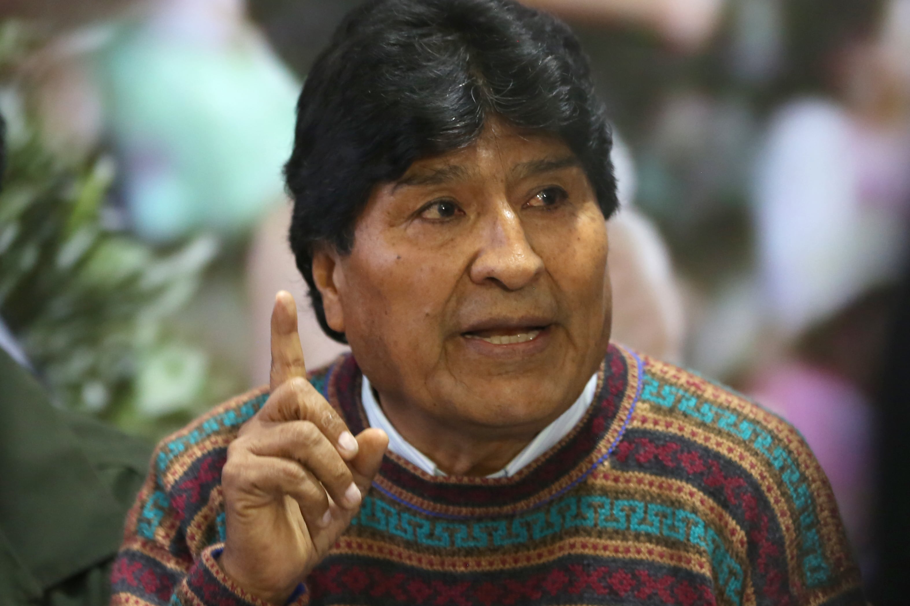 Expresidente de Bolivia Evo Morales. Foto: EFE/ Luis Gandarillas ARCHIVO