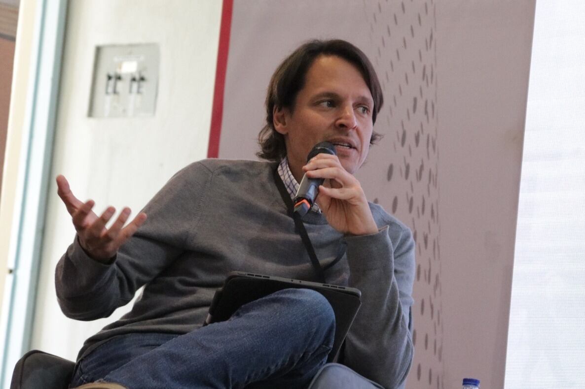 Esteban Guerrero en el Festival de las Ideas. Crédito: Redacción W