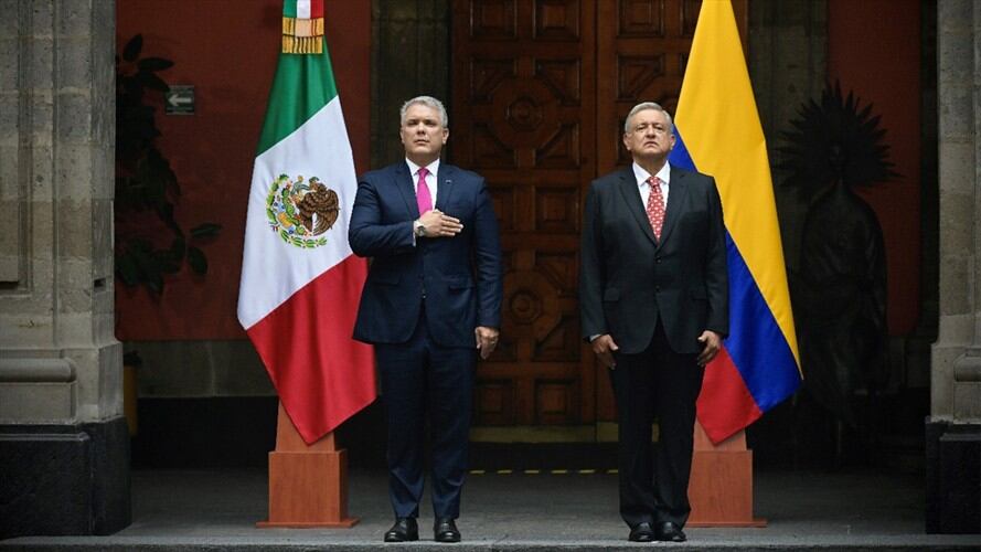 Duque y López Obrador fortalecerán lucha contra carteles mexicanos.. Foto: Presidencia