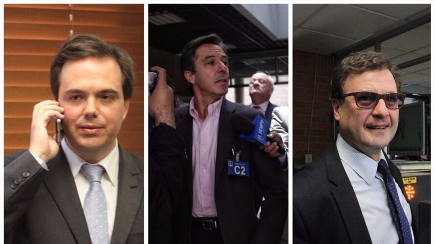 Juan Sebastián Correa, Roberto Prieto y Luis Fernando Andrade. Foto: Colprensa