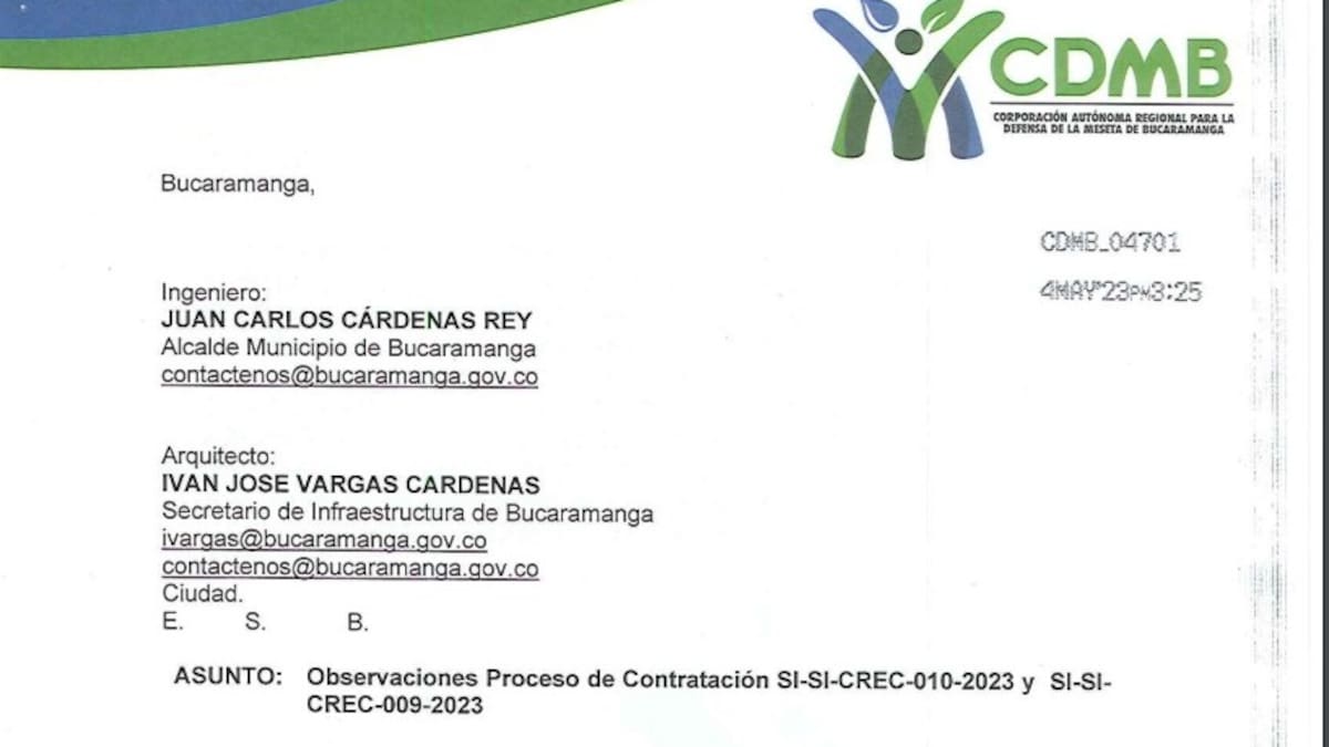 Nuevo capítulo en los polémicos contratos de la Alcaldía de Bucaramanga