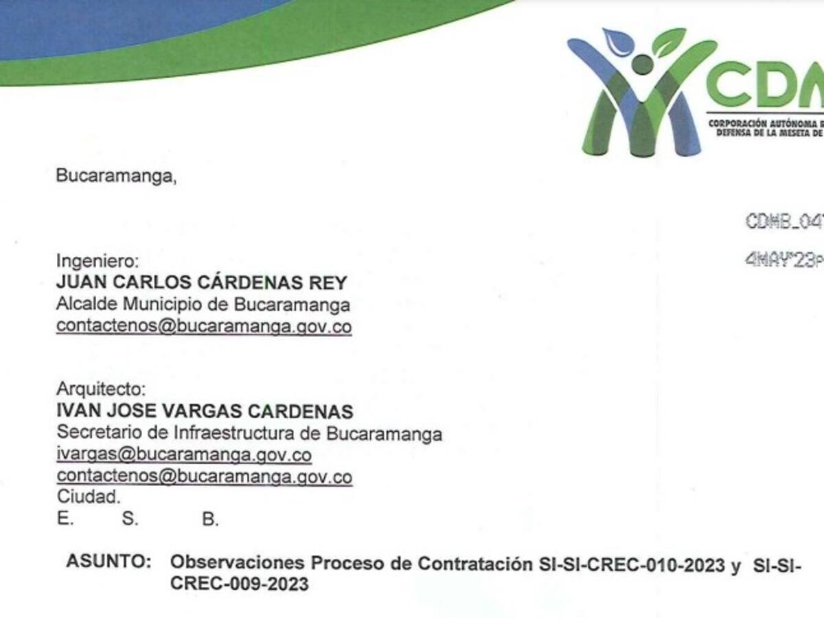 Nuevo capítulo en los polémicos contratos de la Alcaldía de Bucaramanga