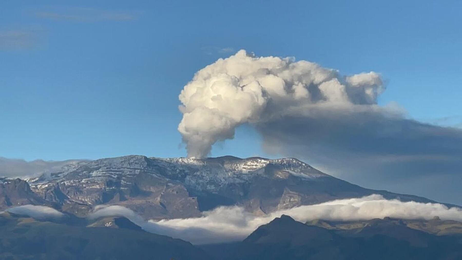Volcán Nevado del Ruiz. Foto: Servicio Geológico Colombiano