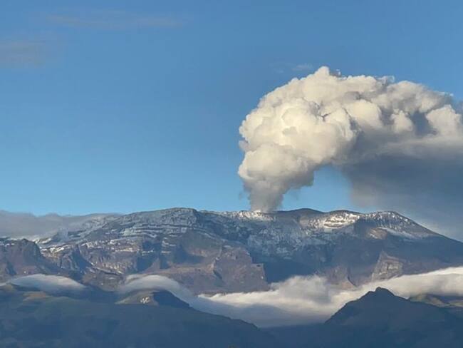 Volcán Nevado del Ruiz. Foto: Servicio Geológico Colombiano