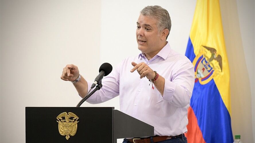 Iván Duque, presidente de Colombia . Foto: Presidencia de la República