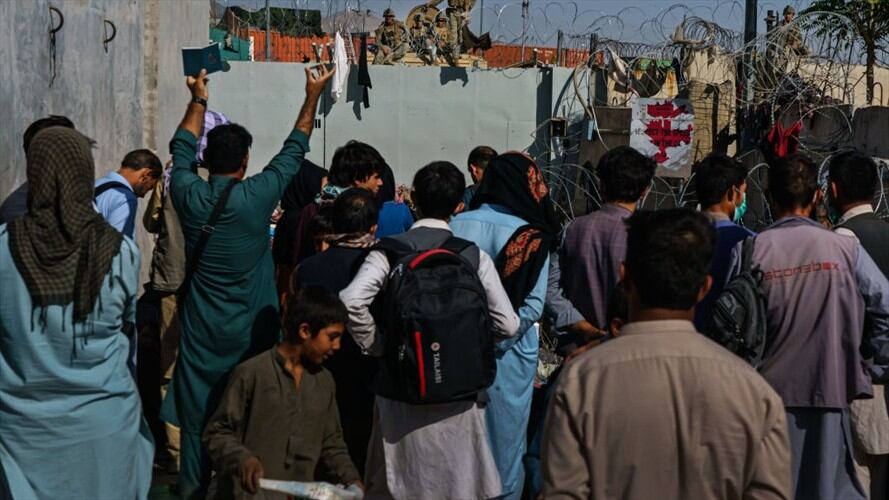 Tras la toma talibán de la capital afgana, Kabul, ACNUR ya emitió un aviso en el que señalaba que Afganistán no es un país seguro. . Foto: Getty/ MARCUS YAM / LOS ANGELES TIMES.