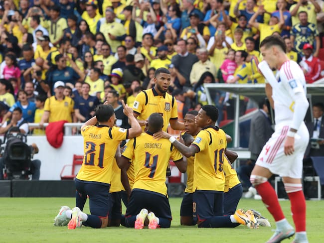 Ecuador vs. Venezuela. Foto: EFE/ STR