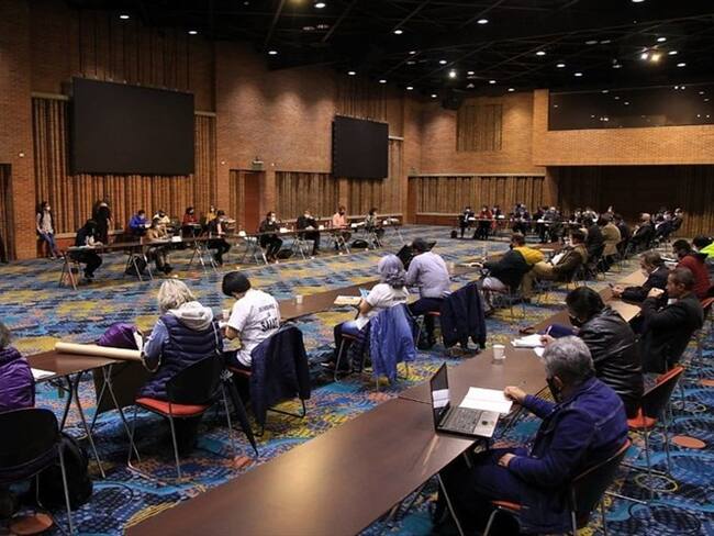 El Comité Nacional del Paro, informó que en conversaciones con el Gobierno, se logró un preacuerdo que brinda un marco general sobre las garantías para el ejercicio de la protesta. Foto: Colprensa / PRESIDENCIA