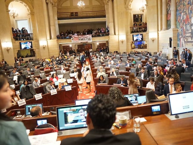 Cámara de Representantes. Foto: Twitter @CamaraColombia
