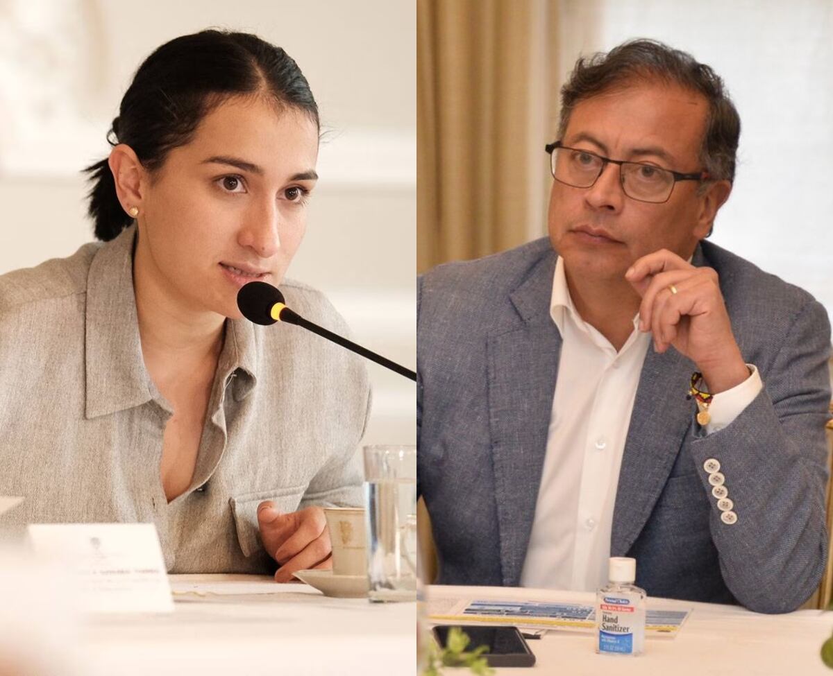Laura Sarabia y Gustavo Petro | Fotos: Presidencia de la República.