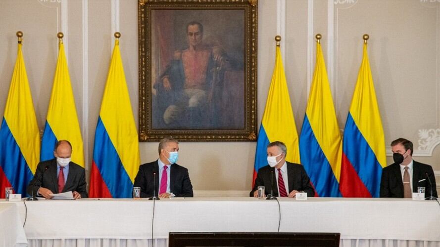 Colombia y Estados Unidos acuerdan fortalecer la lucha contra las drogas. Foto: Cortesía Presidencia