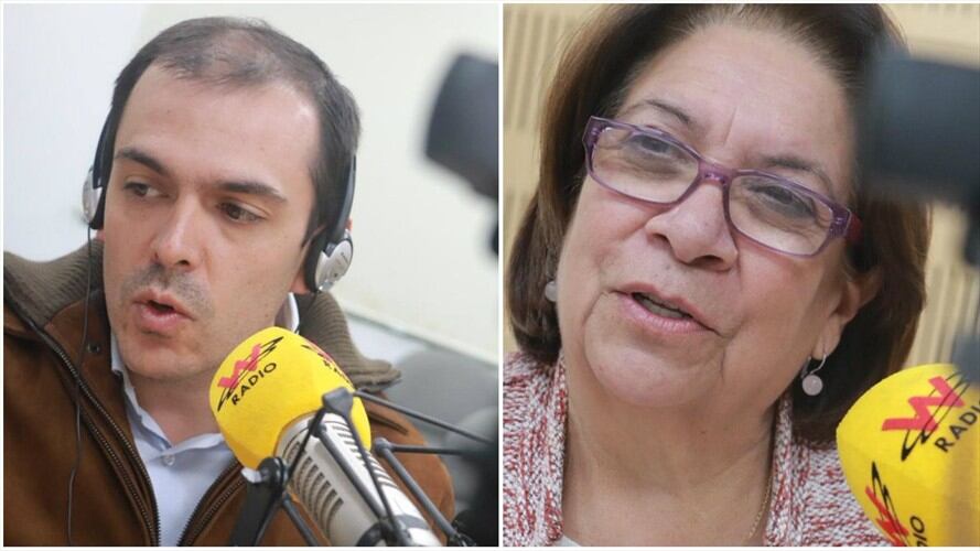 Santiago Valencia y Aida Avella. Foto: W Radio