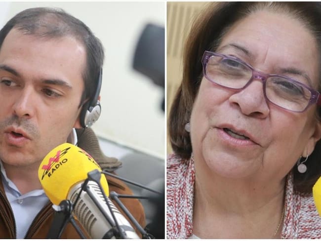 Santiago Valencia y Aida Avella. Foto: W Radio