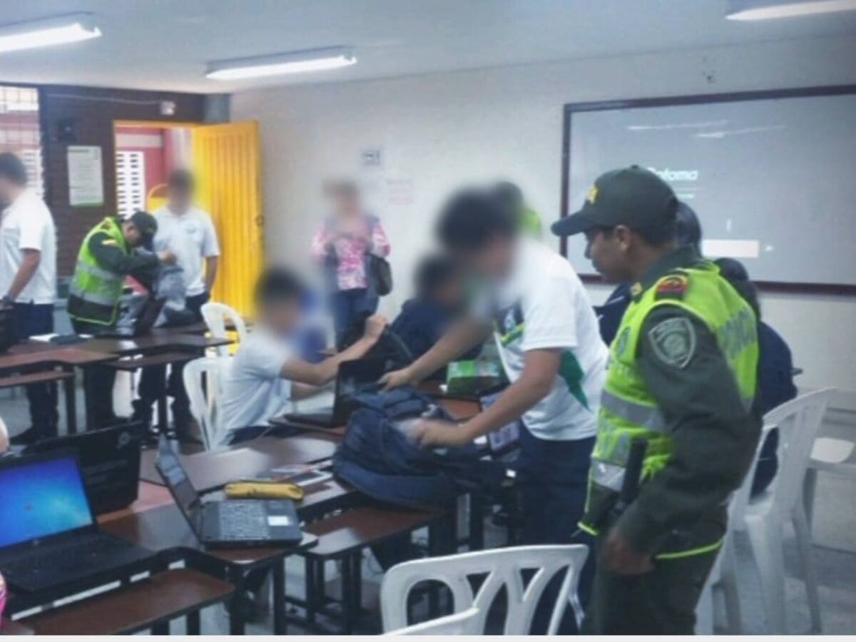 Alarma en colegios de Dosquebradas por hallazgos de tusi y marihuana