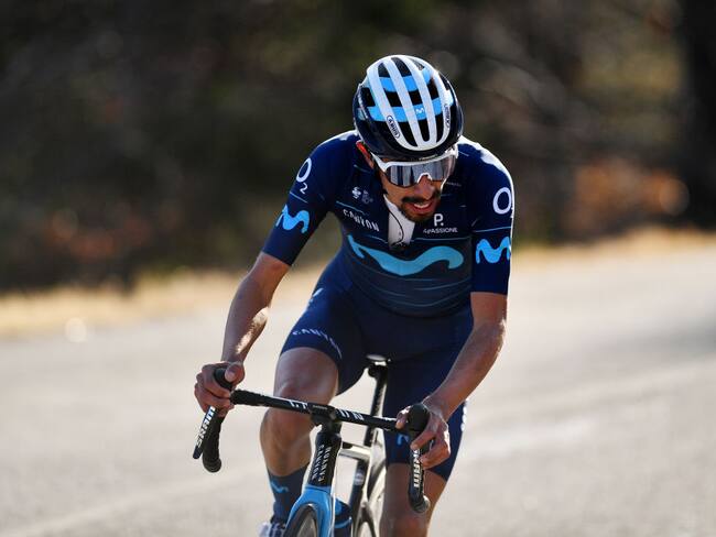 Ciclista colombiano Iván Ramiro Sosa Cuervo del Movistar Team (Photo by Luc Claessen/Getty Images)