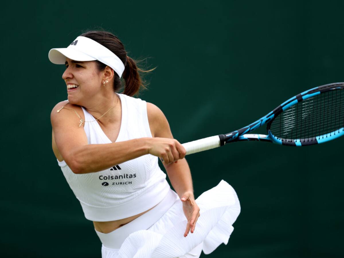 Camila Osorio se retiró a los tres juegos contra Haddad Maia en Wimbledon