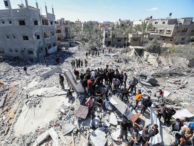 Ataques Rafah. (Foto: Ahmad Hasaballah/Getty Images)