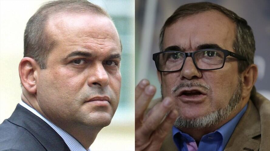 Rodrigo Londoño y Salvatore Mancuso continuarán su ruta de contribución en la Comisión de la Verdad. Foto: Colprensa