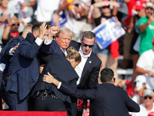 Expresidente de Estados Unidos, Donald Trump. Foto: EFE/EPA/DAVID MAXWELL