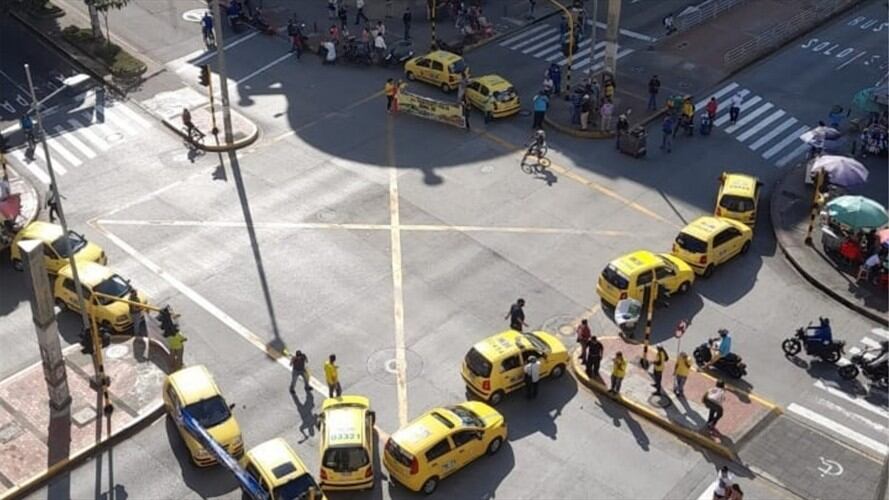 Transportadores de Bucaramanga seguirán en paro indefinido. Foto: Cortesía Melissa Múnera