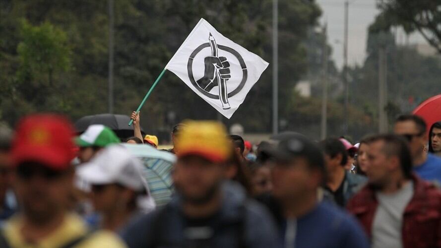 Más de 300.000 maestros agremiados en Fecode entrarán en paro de 24 horas. Foto: Colprensa