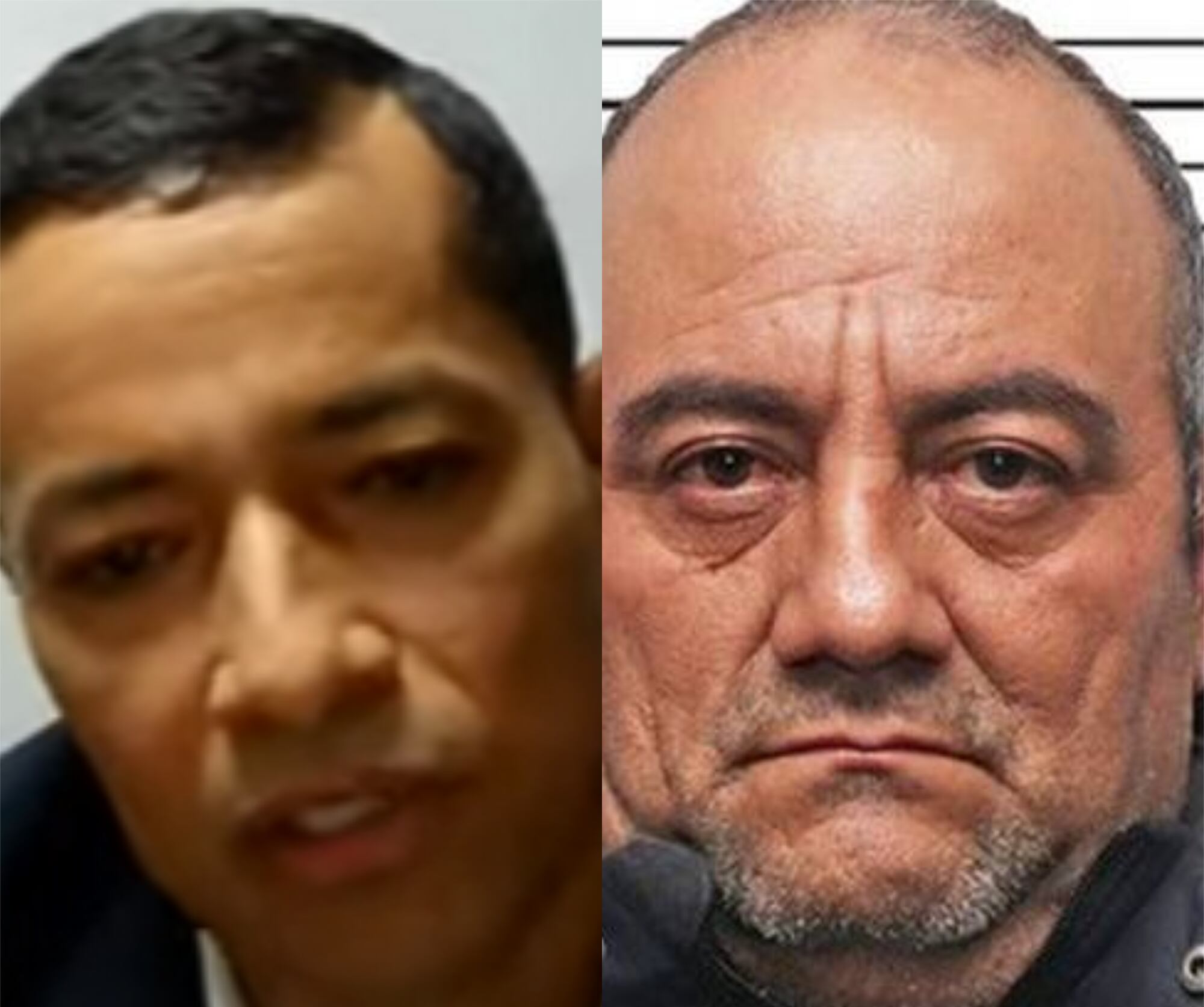 Carlos Moreno Tuberquia y 'Otoniel'. Foto: Comisión Verdad y Colprensa