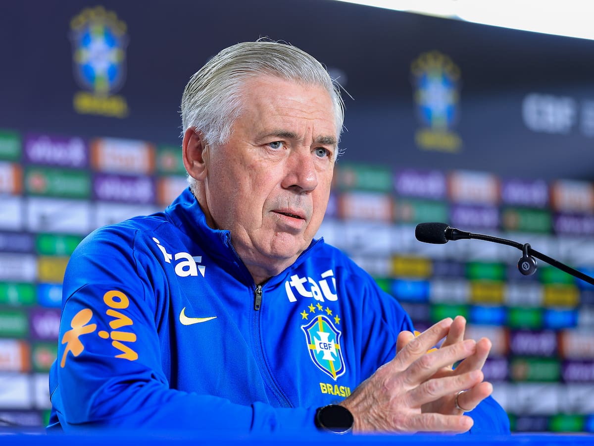 Ancelotti manifestó su deseo de renovar el contrato como entrenador de Brasil