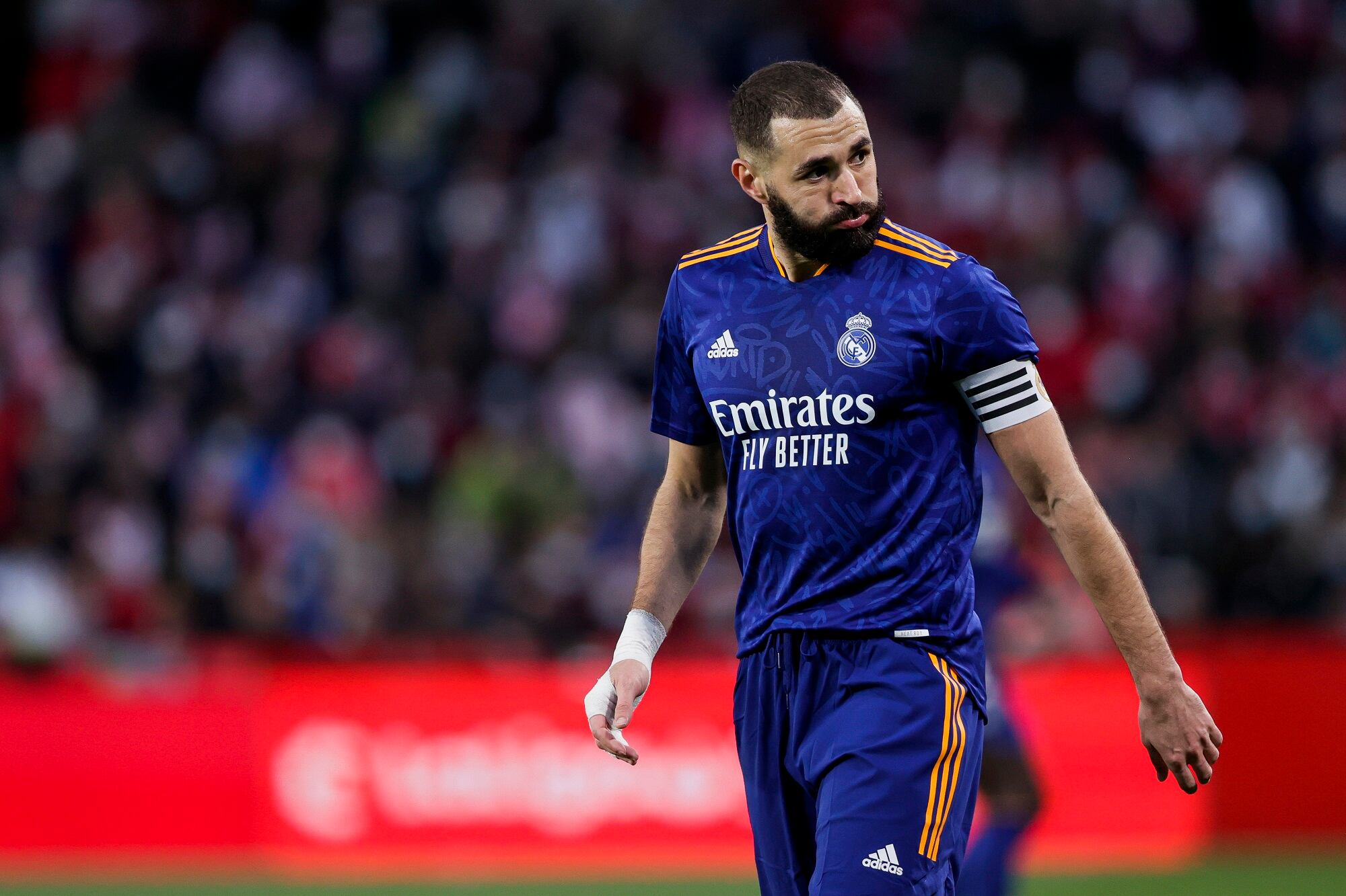Karim Benzema, delantero del Real Madrid ante el Granda por LaLiga