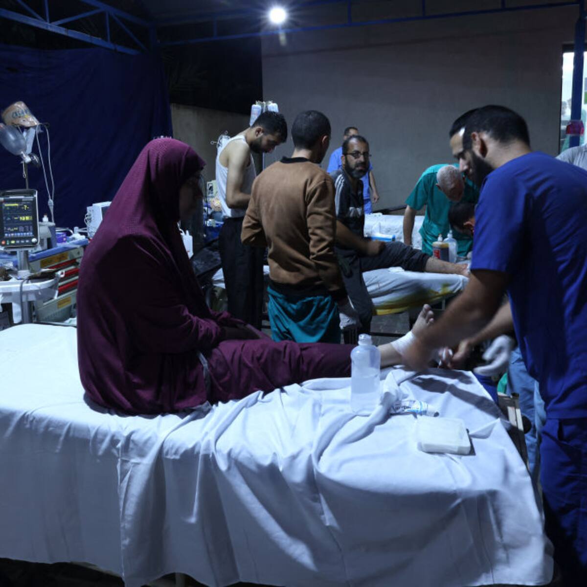 Hospitales en Gaza no cuentan con personal suficiente para atender heridos por bombardeos