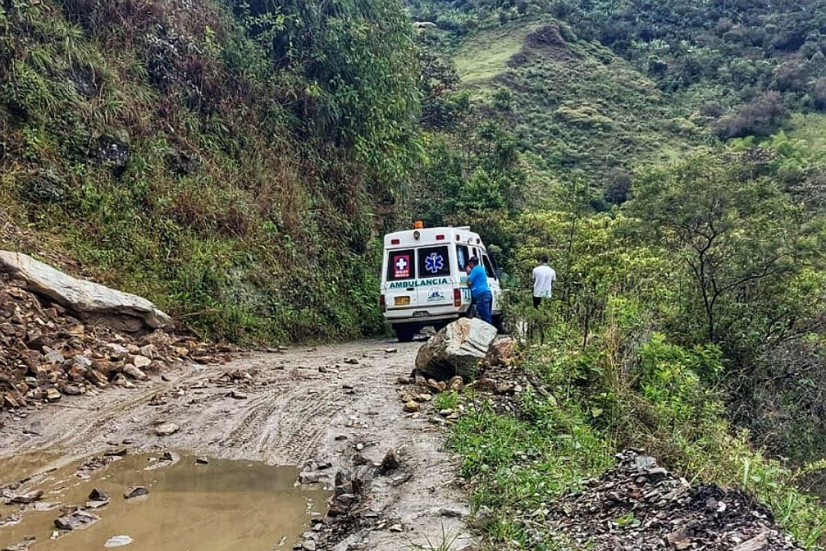 Se espera que en el transcurso de la semana se recupere la movilidad en la zona y se habilite el paso para la misión médica. Crédito: Red de Apoyo. 