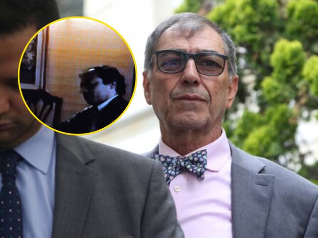 William Dau y captura de video. Fotos: (Colprensa - Camila Díaz) / Captura de pantalla