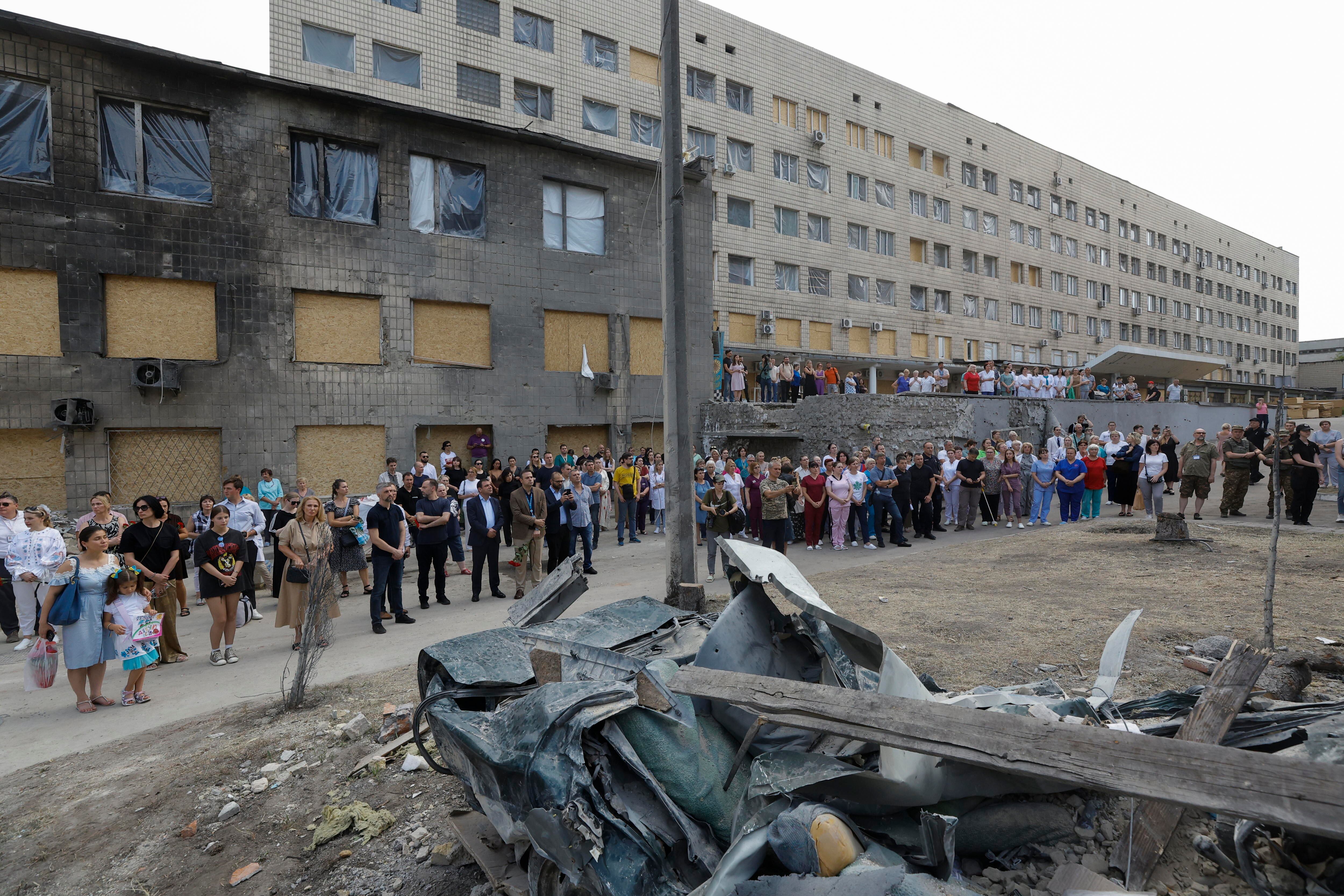 Hospital pediátrico Ojmatdit de Kiev. I Foto: EFE/EPA/SERGEY DOLZHENKO