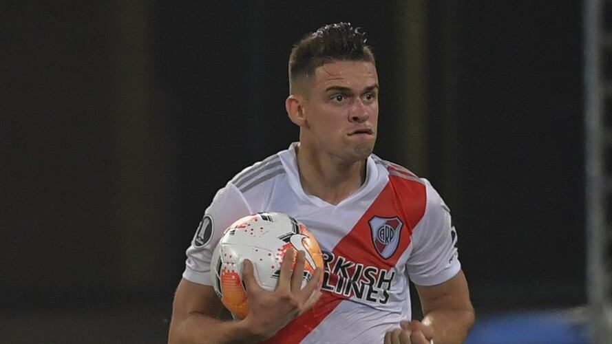 Gremio de Porto alegre haría una oferta por Rafael Santos Borré. Foto: NELSON ALMEIDA/POOL/AFP via Getty Images