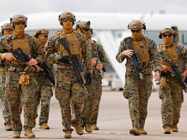 Marines de Estados Unidos, imagen de referencia. FOTO: Kevin Carter/Getty Images