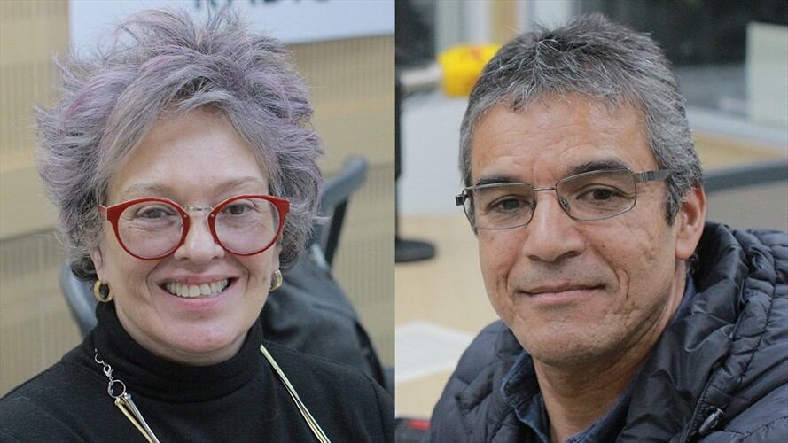 Olga Albornoz Salas y Juan José Calderón. Foto: Partida WCon Juan Pablo Barrientos