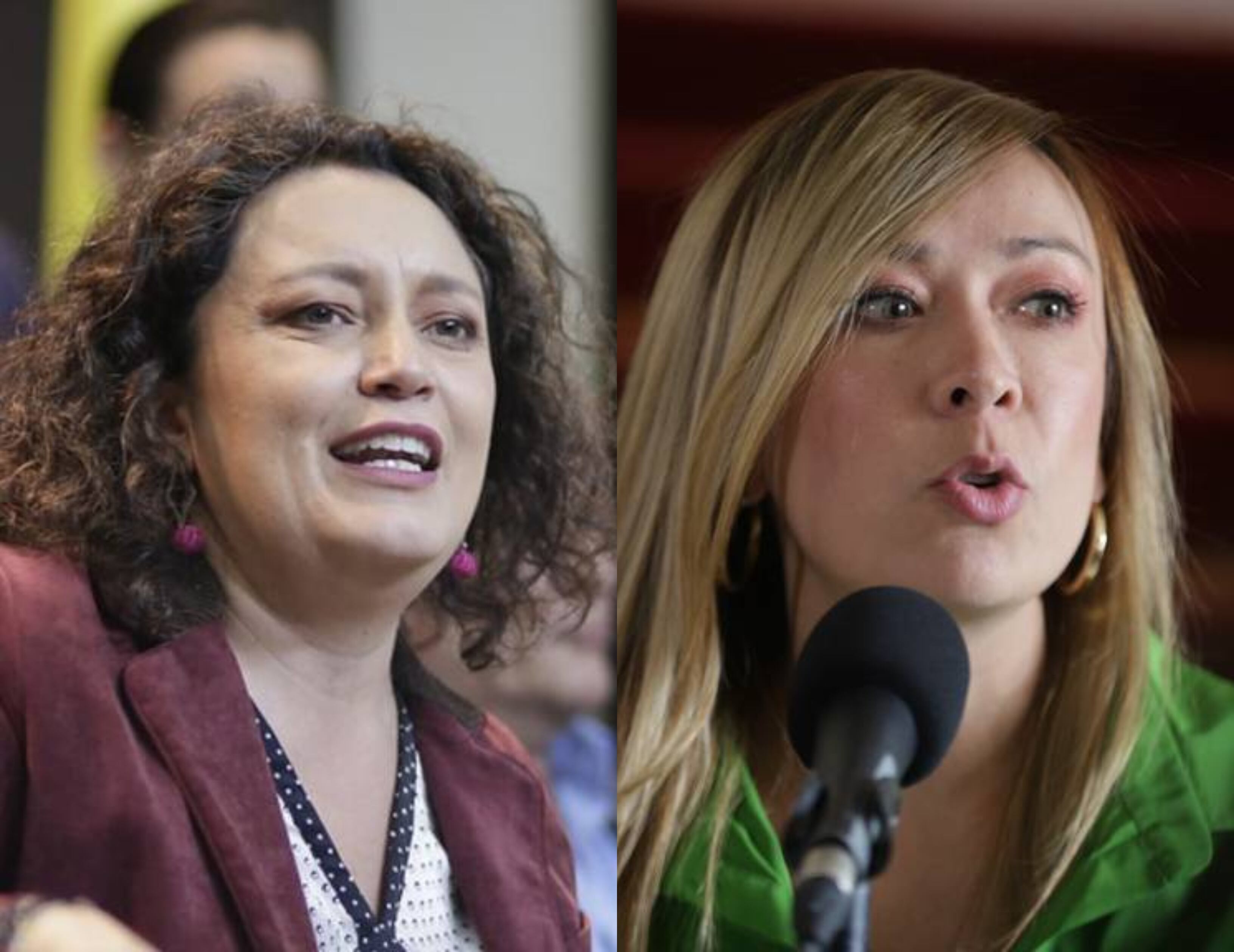 Angélica Lozano y katherine miranda, Foto: Colprensa