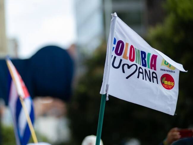 El Consejo Nacional Electoral, al acatar un fallo de tutela de la Corte Constitucional, decidió otorgarle la personería jurídica a Colombia Humana. Foto: Getty Images / SEBASTIÁN BARROS