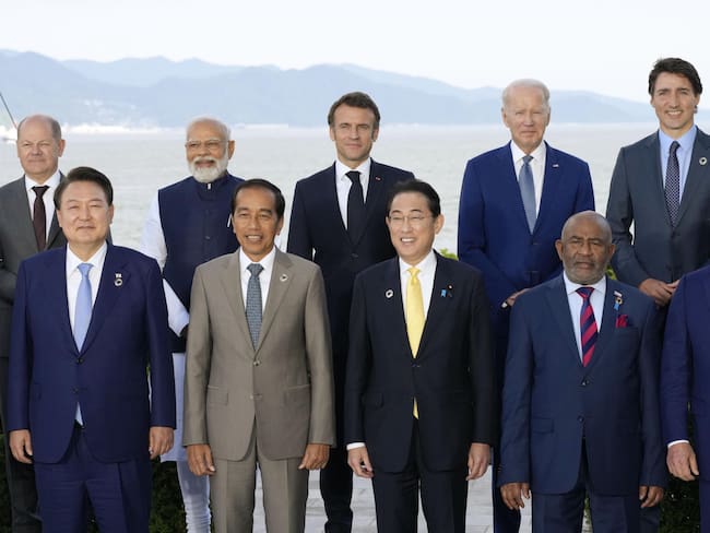 Líderes globales en el G7 | Foto: EFE
