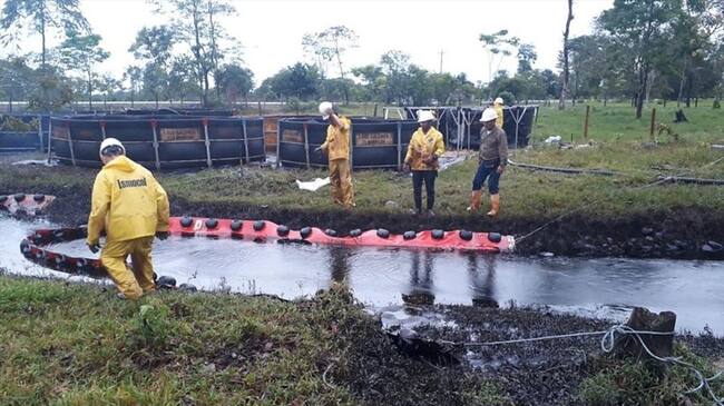 Entre mayo y junio se han registrado cinco ataques contra el oleoducto Caño Limón-Coveñas, en este departamento.. Foto: Colprensa
