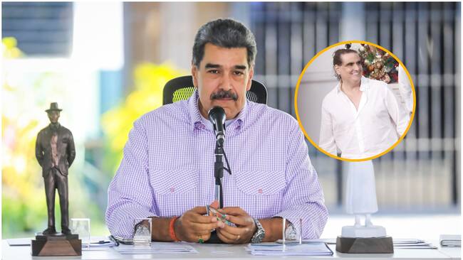 Nicolás Maduro encarga a Alex Saab el “pronto” lanzamiento del primer minisatélite de Venezuela. Foto: EFE/ Getty Images.
