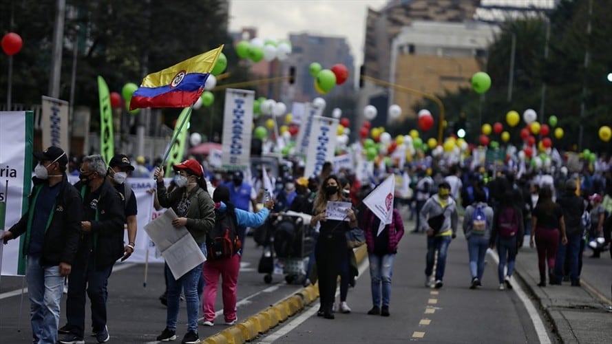 En Sigue La W mostramos cómo avanzan las protestas en las principales ciudades del país.. Foto: Colprensa