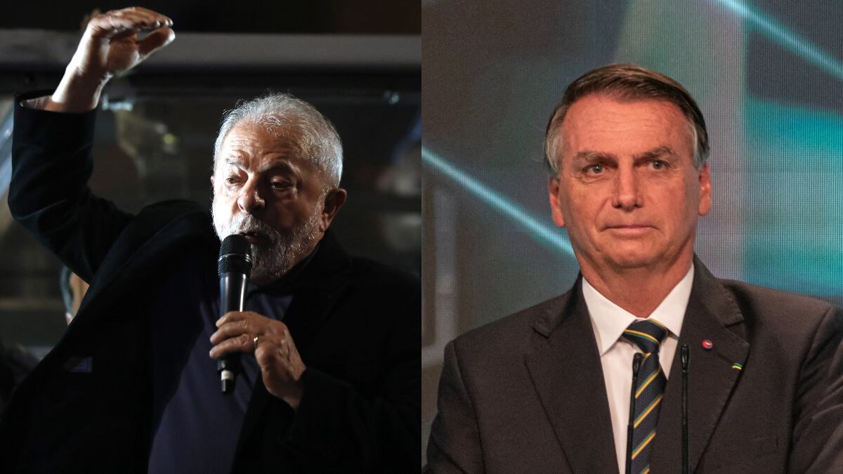 Lula da Silva y Jair Bolsonaro. Fotos: Getty Images.