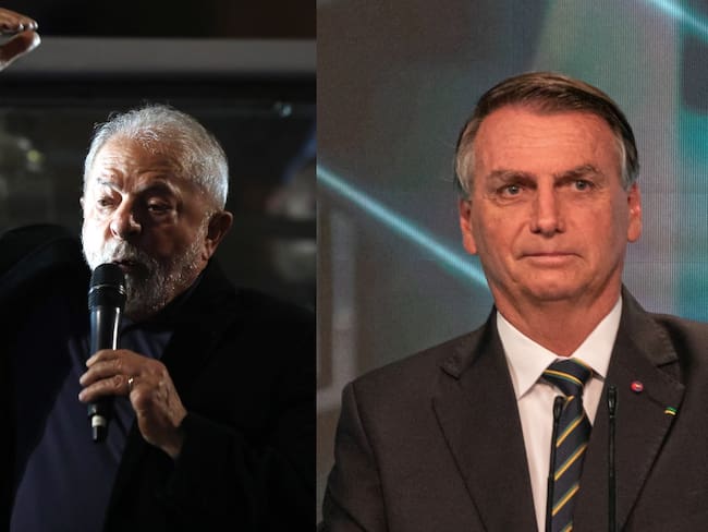 Lula da Silva y Jair Bolsonaro. Fotos: Getty Images.