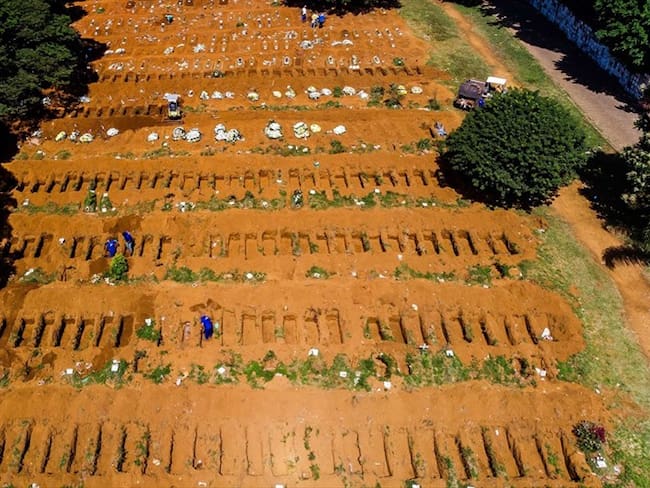 El cementerio más grande de Latinoamérica se prepara para avance de COVID-19 en Brasil. Foto: Agencia EFE