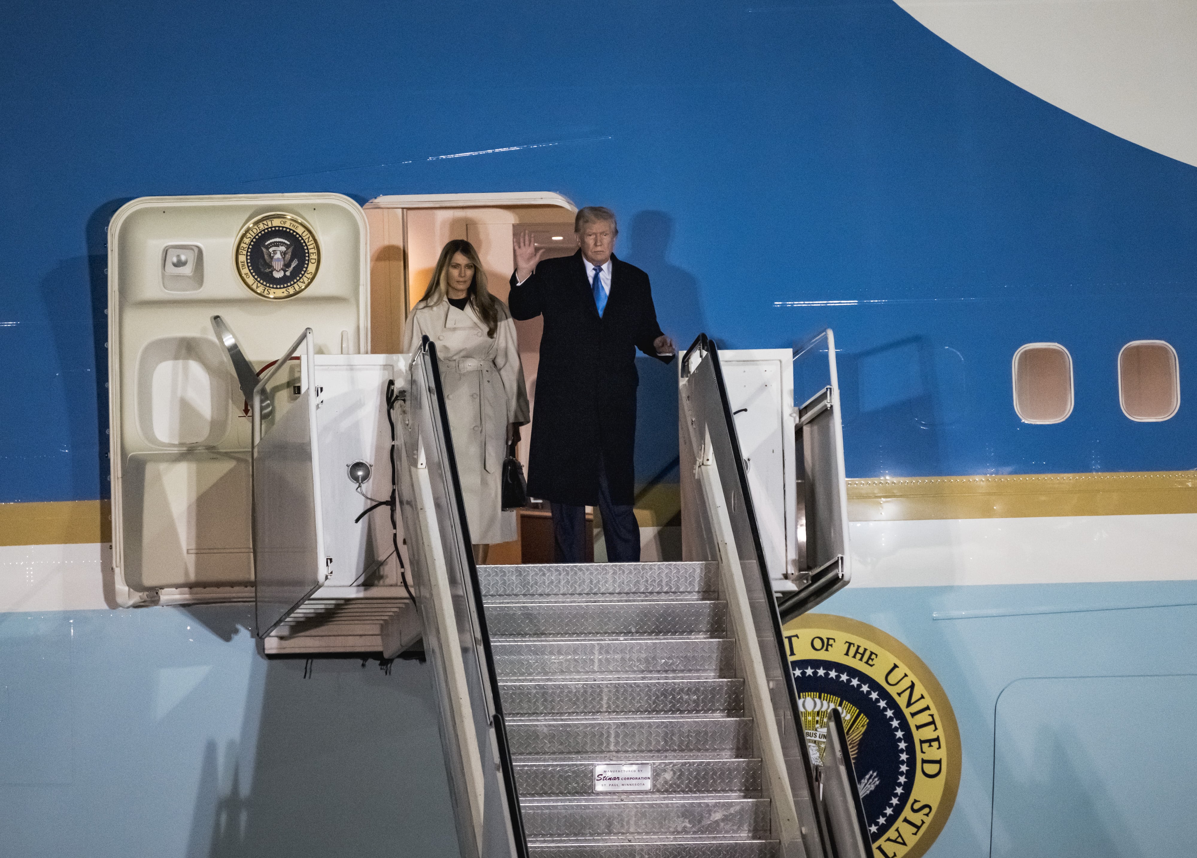 Donald Trump y Melania Trump. Foto: Marcao Mantovani/Getty Images.