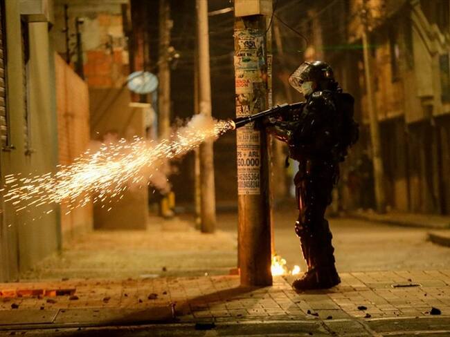 Inician investigación a comandante del ESMAD en Medellín . Foto: Colprensa
