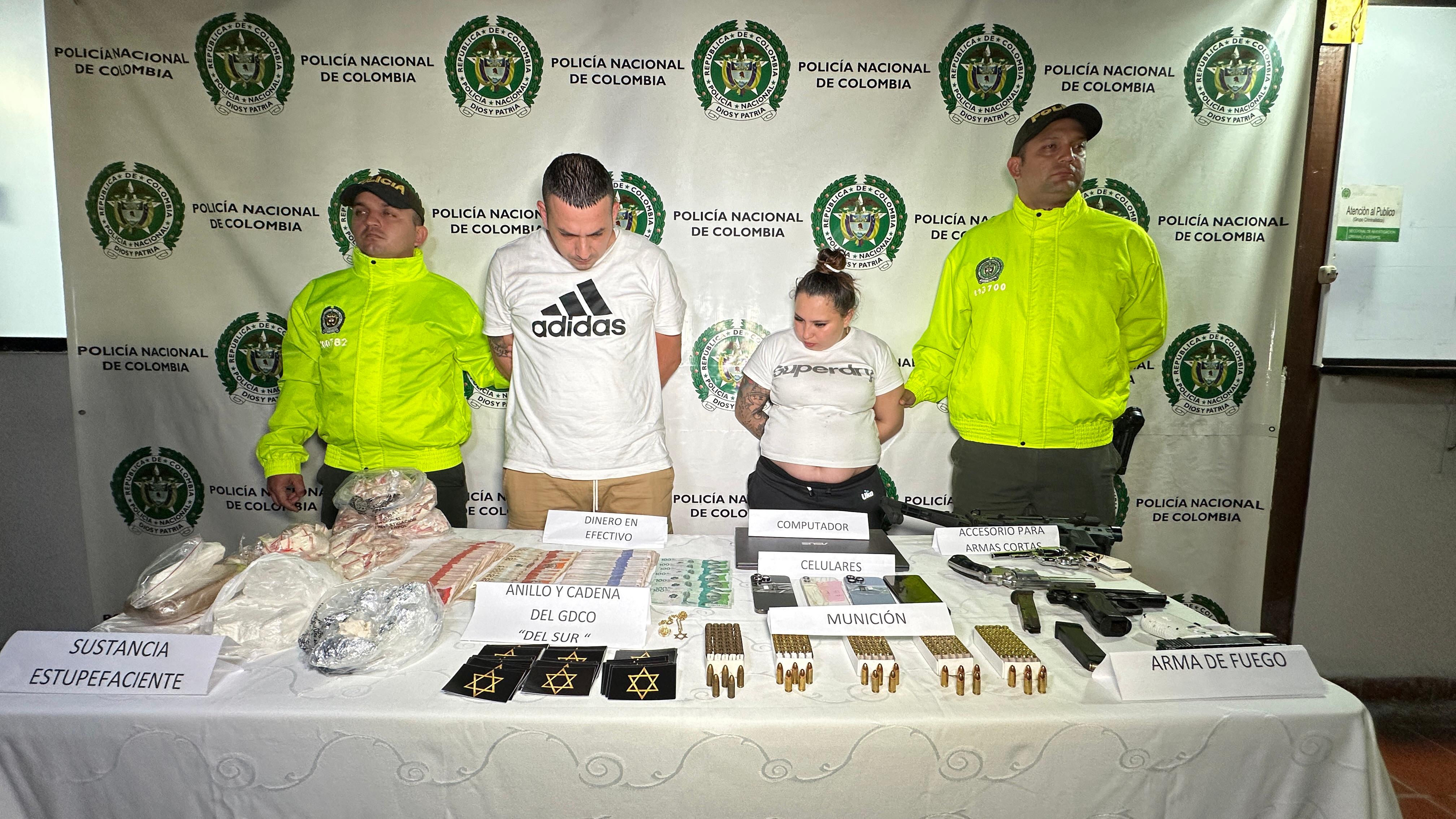 Cayó narcotraficante en Floridablanca: Era la mano derecha de alias ‘Poporro’. Foto: Policía Mebuc. 