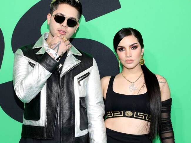 Juan de Dios Pantoja y su esposa Kimberly Loaiza. Créditos: Getty Images/ Victor Chavez